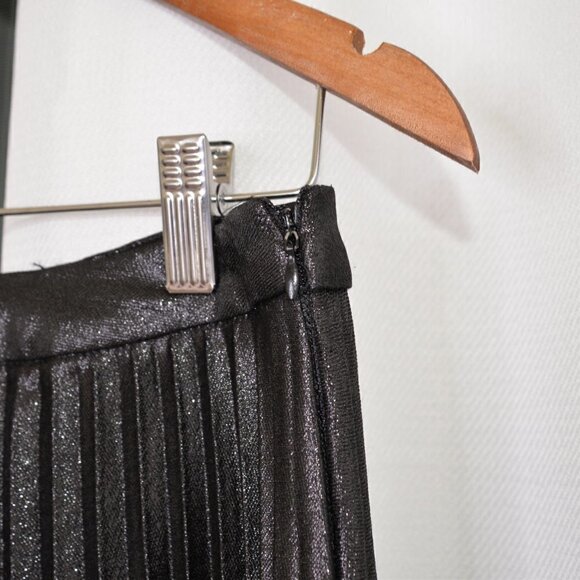 Silvian Heach Metallic Pleated Skirt Sz S - Picture 9 of 11